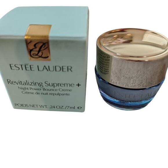 Estee Lauder Revitalizing Supreme + Night Power Bounce Creme 0.24 oz/7 ml mini - Picture 1 of 5